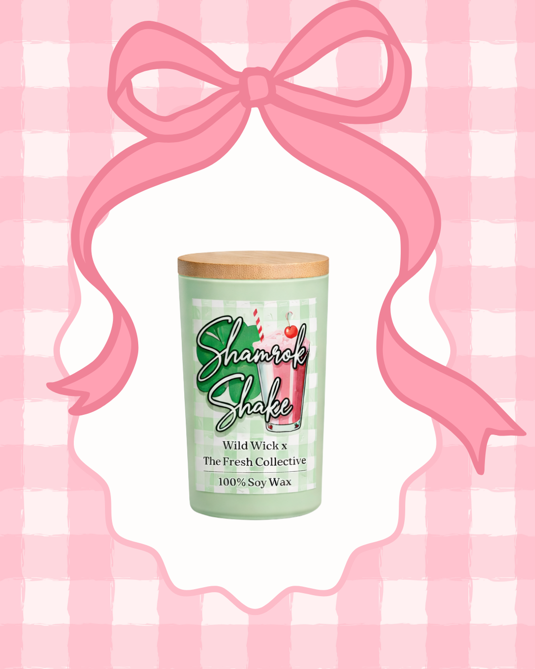 Shamrock Shake Candle