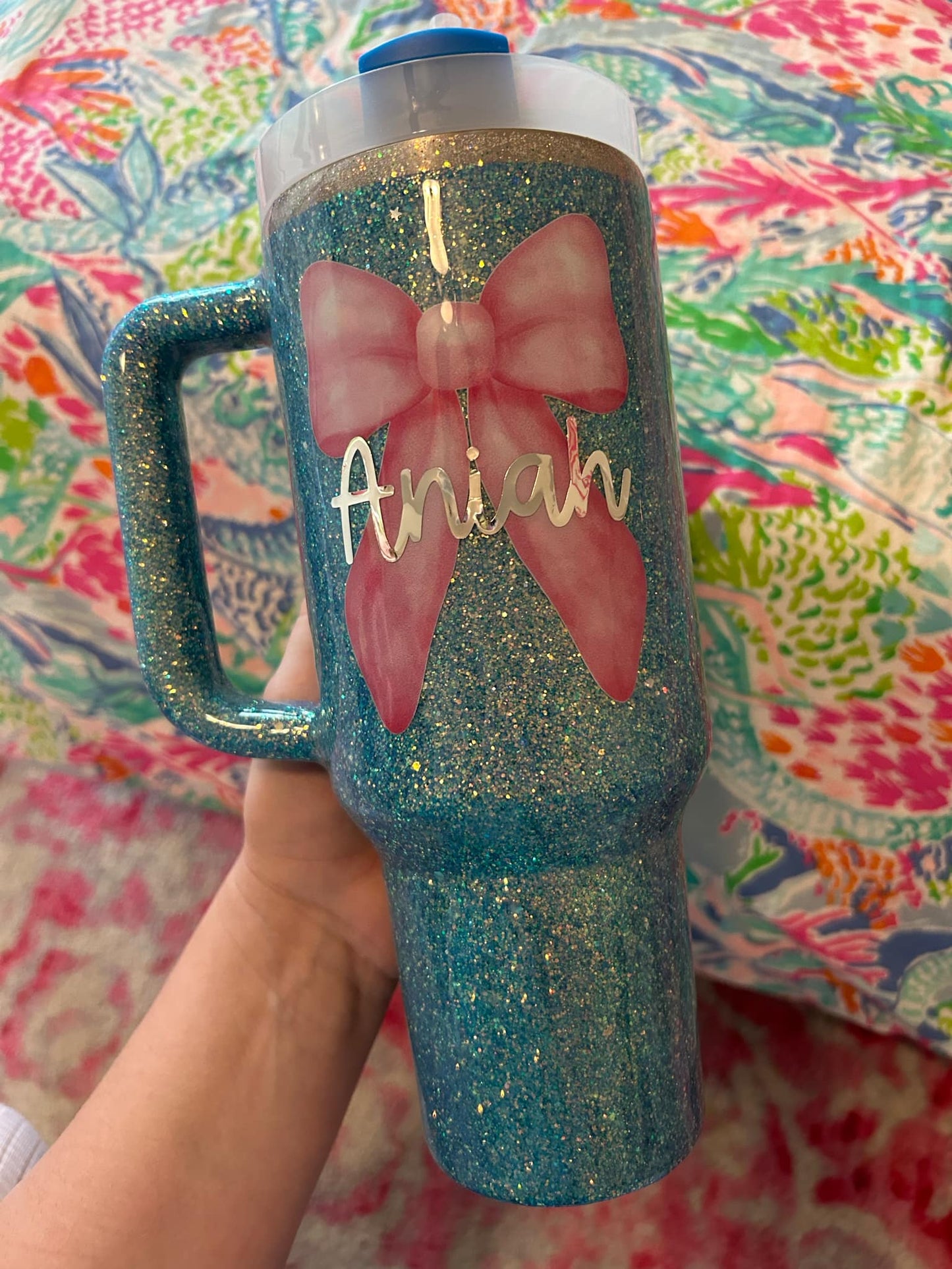 Glittered Tumbler
